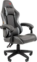 Кресло CHAIRMAN CH28 (экокожа, черный/серый) Кресло CHAIRMAN CH28 (экокожа, черный/серый)