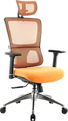 Кресло Everprof Everest (оранжевый, пластиковые ролики) Кресло Everprof Everest (оранжевый, пластиковые ролики)