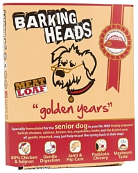 Barking Heads Ламистер для собак старше 7 лет Золотые годы с цыпленком и лососем (0.395 кг) 8 шт.