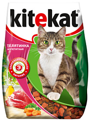 Kitekat (0.35 кг) Сухой корм Телятинка Аппетитная