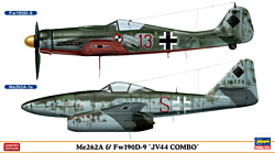 Hasegawa Me262A & Fw190D-9 "JV44 Combo" (2 Kits)