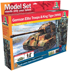 Italeri 73004 King Tiger + German Infantry