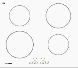 Электрическая варочная панель Hyundai HHI 6750 WG