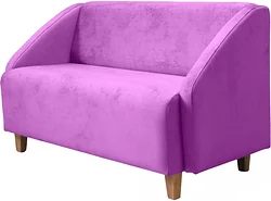 Прямой диван Brioli Ральф двухместный (V14/сиреневый) Прямой диван Brioli Ральф двухместный (V14/сиреневый)