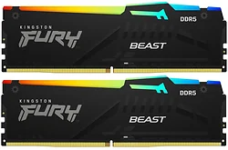 Модуль памяти Kingston FURY Beast RGB KF560C30BBEAK2-16 Модуль памяти Kingston FURY Beast RGB KF560C30BBEAK2-16