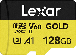 Карта памяти Lexar Professional GOLD microSDXC LMSGOLD128G-BNNNG 128GB