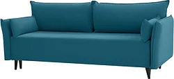 Прямой диван Mio Tesoro Отто 597 (1440 темно-бирюзовый)