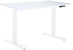 Стол для работы стоя ErgoSmart Manual DESKFIT DF100 1380х800х18 мм (альпийский белый/белый)