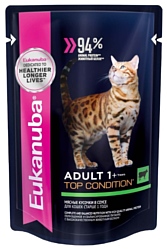 Eukanuba Adult Cat Pouch Beef (0.085 кг) 12 шт.