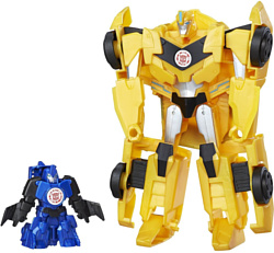 Hasbro Transformers Роботы под прикрытием. Гирхэд-Комбайнер. Бамблби