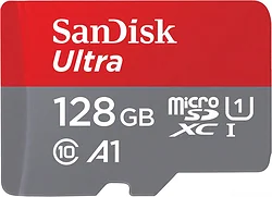 Карта памяти SanDisk Ultra SDSQUAB-128G-GN6MN microSDXC 128GB