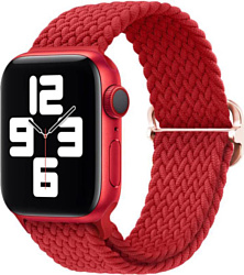 Rumi Wick из плетеного нейлона для Apple Watch 38/40/41mm (красный)