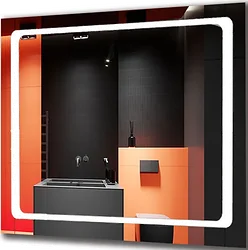 Зеркало Пекам  Sandi-60x80scl (сенсор на прикосновение/часы)