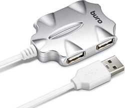 Usb-хаб Buro BU-HUB4-0.5-U2.0-Candy