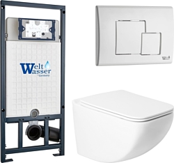 Унитаз Saniteco KW-99048 + Marberg 507 SE GL-WT + Marberg 507