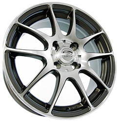 Sakura Wheels 3199 6x15/4x98 D73.1 ET35 Серый с полировкой