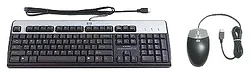 Набор клавиатуры и мыши HP 638214-B21 black-Silver USB Набор клавиатуры и мыши HP 638214-B21 black-Silver USB