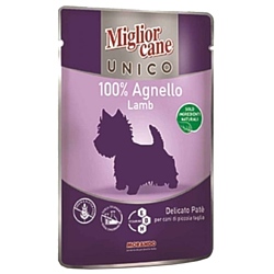 Miglior (0.1 кг) 1 шт. Cane UNICO 100% Lamb