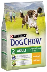 DOG CHOW Adult с курицей для взрослых собак (2.5 кг) DOG CHOW Adult с курицей для взрослых собак (2.5 кг)