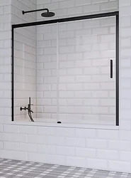 Шторка на ванну Radaway Idea Black PN DWJ 180