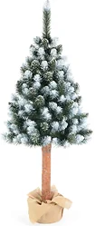Новогодняя елка Erbis Изумрудная на пне 2.1 м