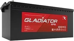 Автомобильный аккумулятор Gladiator EFB 240(3) евро (240Ah)