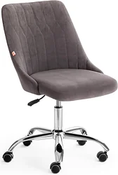 Кресло TetChair Swan (флок, серый)