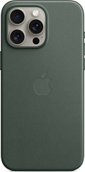 Apple MagSafe FineWoven Case для iPhone 15 Pro Max (зеленый)