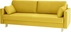 Прямой диван Mio Tesoro Дублин 497 3-х местный (желтый 1103)