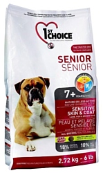 1st Choice (2.72 кг) Sensitive skin and coat ALL BREEDS for SENIORS