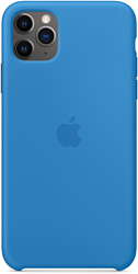Apple Silicone Case для iPhone 11 (синяя волна)