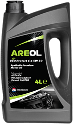 Моторное масло Areol ECO Protect C-4 5W-30 4л