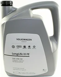 Моторное масло AUDI/Volkswagen Longlife III FE 0W-30 5л Моторное масло AUDI/Volkswagen Longlife III FE 0W-30 5л