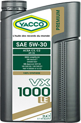 Yacco VX 1000 LE 5W30 2л
