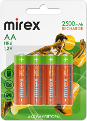 Mirex HR6 AA 2500mAh 4 шт. (HR6-25-E4)