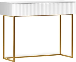 Консольный стол Shtabe Gross 6011 (RAL 9003/золото) Консольный стол Shtabe Gross 6011 (RAL 9003/золото)