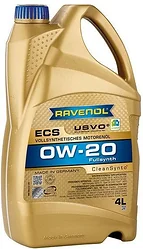 Моторное масло Ravenol Eco Synth ECS 0W-20 4л