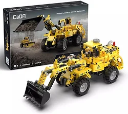 Конструктор CaDa Колесный Погрузчик и Колесный Бульдозер 2 в 1 C65004W