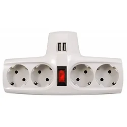 Сетевой фильтр на 4 розетки Сетевой фильтр на 4 розетки