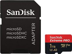 SanDisk Extreme PRO microSDXC SDSQXCD-1T00-GN6MA 1TB (с адаптером)