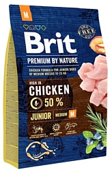 Brit (3 кг) Premium by Nature Junior M