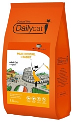 DailyCat (1.5 кг) Casual Line Adult Meat Cocktail + Rabbit