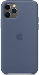 Apple Silicone Case для iPhone 11 Pro Max (морской лед)