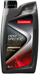 Трансмиссионное масло Champion OEM Specific ATF Life Protect 6 1л