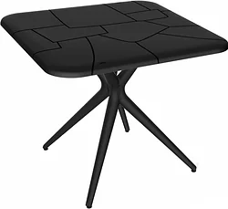 Кухонный стол Sheffilton SHT-TU30/TT30 (черный)