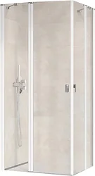 Душевой уголок Ravak Chrome CRV2+CRV2 100x90 (прозрачный/серебристый)