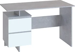 Стол для работы Сокол СПм-19 (бетон/белый)