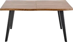 Кухонный стол Halmar Dickson 120-180/80 (дуб натуральный/черный)