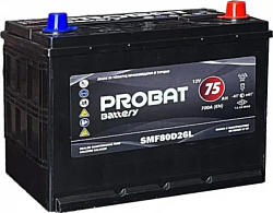 Автомобильный аккумулятор Probat Asia 700A R+ (75Ah)