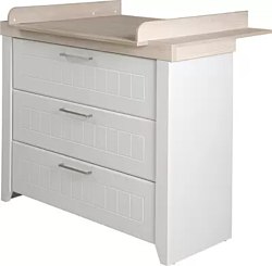 Комод Roba Helen 1731808 (белый/светло-серый) Комод Roba Helen 1731808 (белый/светло-серый)